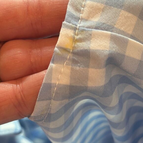 Mizzen + Main Leeward Collection No Tuck Gingham Dress Shirt size M - Picture 6 of 6